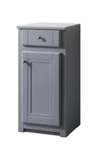 Keenware Kensington Grey 400mm Traditional Vanity Side Cupboard