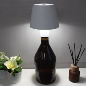 Global Gizmos LED Light-Up Bottle Lamp Shade