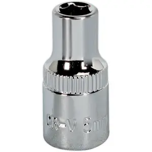 Premium 5mm Forged Steel Drive Socket - 1/4 Inch Square Drive - Polished Chrome Vanadium Finish