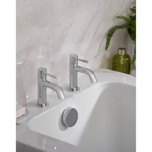 Mila Bath Pillar Tap Chrome