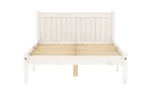 Birlea Trent Small Double Frame In Bed White