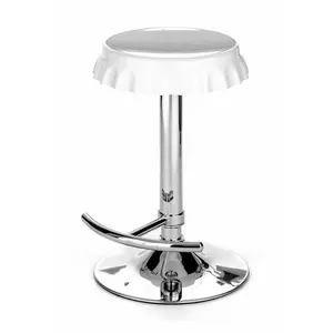 Adjustable Bar Stool White