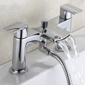 Centa Waterfall Bath Shower Mixer Tap with Shower Kit