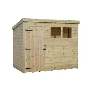 7 Ft. W x 6 Ft. D Shiplap Pent Wooden Shed