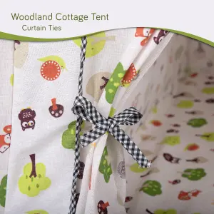 Woodland Green Cottage Play Tent For Kids, Woodland Themed Kids Tent