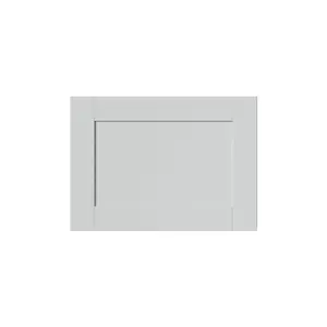 GoodHome Ashmead Matt dove grey Drawer front, bridging door & bi fold door, 356mm x 16mm x 497mm