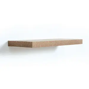 Shelf Depot Oak Floating Shelf (L)900mm (D)230mm, Pack of 2