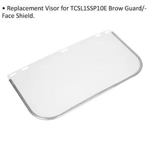 High-Quality Replacement Visor for ys09594 Brow Guard with Full Face Shield - Impact Grade F