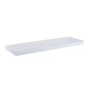 Balwinder Floating Shelf White / 3.8cm H x 110cm W x 23.5cm D