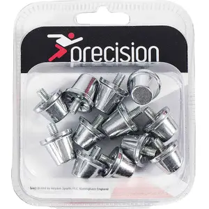 12 PACK - Metal Alloy Football Studs - 8x 13mm & 4x 16mm - Screw In Soft Ground