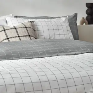 Yard Howarth Check Reversible Duvet Cover Set