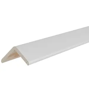 White Pine Angled edge Moulding (L)2400mm (W)27mm (T)27mm