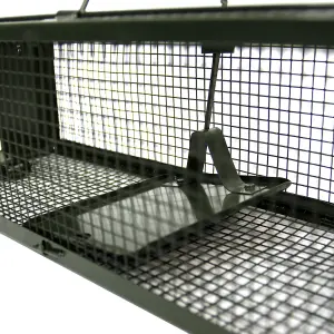 Rat Squirrel Trap Heavy Duty Metal Humane Vermin Mouse Rodent Cage Pest Catcher