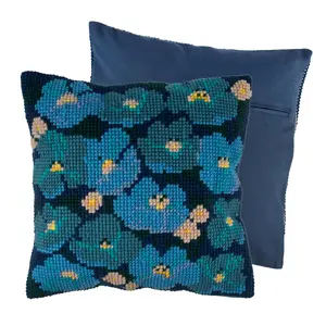 MODERN FLORAL - Counted Cross Stitch Kit: Cushion: Modern Floral - Trimits