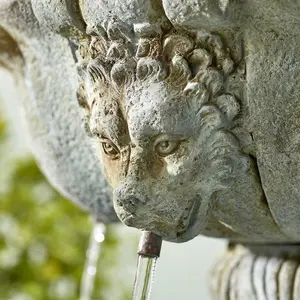 Kelkay Lioness Fountain Mains Plugin Powered Water Feature