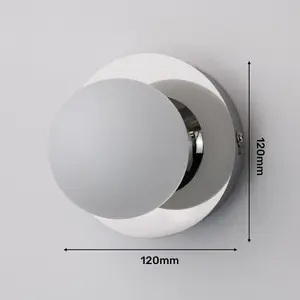 Polished Chrome 5W LED Bathroom Wall Light