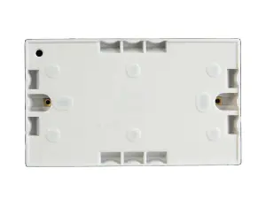 High-Quality 2-Gang 25mm Pattress Box for Reliable Electrical Installations