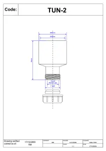 McAlpine TUN-2 2" x 19/23mm Multifit Reducer