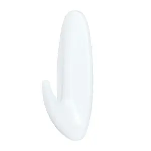 3M Command Designer Large White Bath Hook (Holds)2.2kg