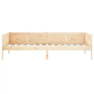 Berkfield Day Bed Solid Wood Pine 90x190 cm