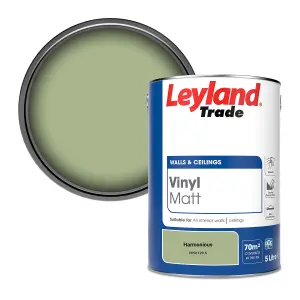 Leyland Trade Vinyl Matt Walls & Ceilings Emulsion Paint Harmonious (PPG1120-5) 5L