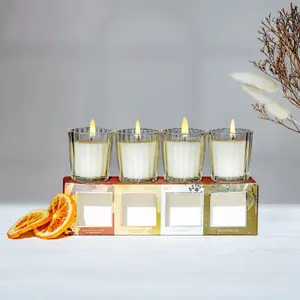 4pc Christmas Scented Candle Gift Set