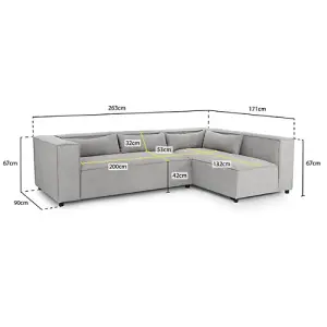 Becca Universal Corner Sofa Suite / Living Room Sofa