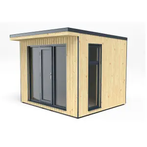 Forest Garden Xtend 10x9 ft with Single door & 1 window Pent Garden office (H)2500mm x (W)2980mm - Assembly service included