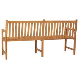 Berkfield Garden Bench 180 cm Solid Teak Wood