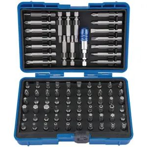 Draper Screwdriver and Bit Holder Set 80 Piece 82396