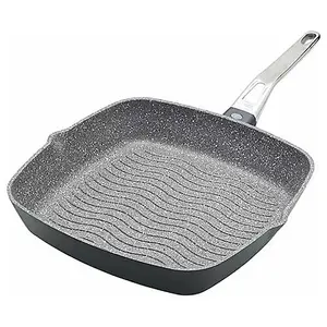 MasterClass Cast Aluminium Non-Stick Griddle Pan, 28cm