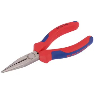 KNIPEX 25 02 140 SB Long Nose Pliers, 140mm 49171