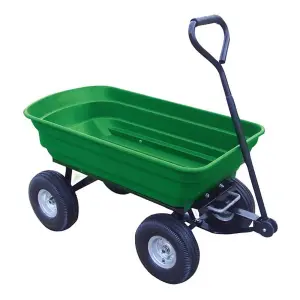 Garden Dump Cart - 300Kg Capacity - Pneumatic Wheels