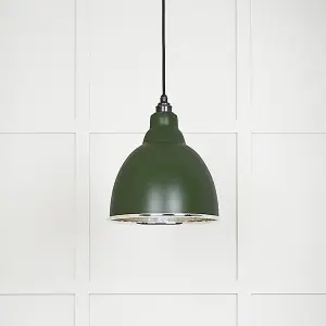 Hammered Nickel Brindley Pendant in Heath