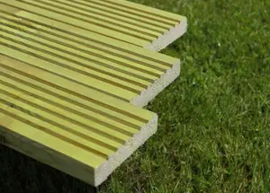 Decking Board 120mm x 28mm x 3.6m Lengths 12 In A Pack