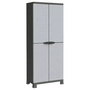 Berkfield Plastic Cabinet 68x39x171.5 cm