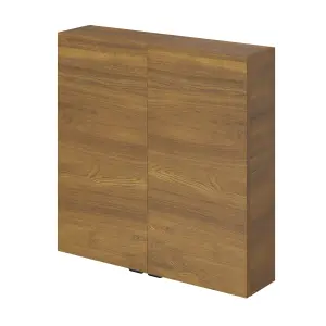 GoodHome Imandra Walnut effect Double Wall cabinet (W)600mm (H)600mm