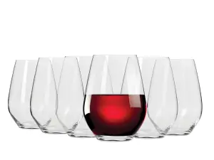 Maxwell & Williams Wine Glasses Clear Red Wine Glasses Set of 6 x 540ml