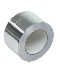 Aluminium Foil Ducting Tape - 30 Micron Temperature Resistance - 50m 75mm