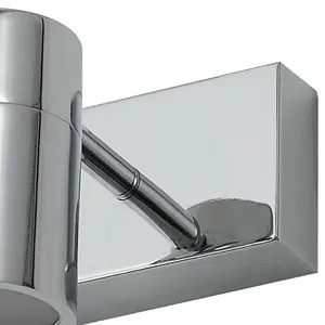 Tellot Silver Chrome effect 3 Light Bathroom Wall light