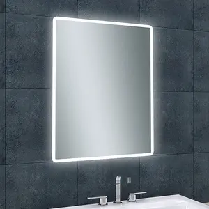 Jet LED Bathroom Mirror with Bluetooth Speakers & Shaver Socket (H)80cm (W)60cm