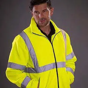 Yoko Mens Hi Vis Heavyweight Fleece Jacket