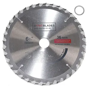 Circular Saw Blades 160mm x 20mm TCT 36 Tungsten Carbide Teeth by Ufixt