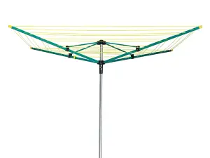 Hills Portadry 4 Arm Garden Rotary Clothes Dryer With Ground Socket - 45 Meter Washing Line