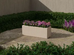 WoodyBloom3 wooden planter, 1400x500x500