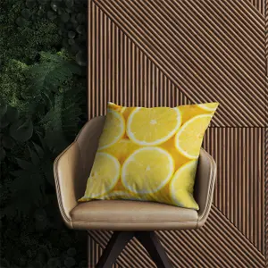 Vibrant Lemons Outdoor Cushion 45cm x 45cm