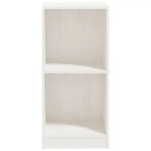 Berkfield Side Cabinet White 35.5x33.5x76 cm Solid Pinewood