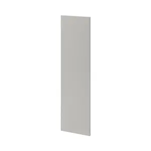 GoodHome Stevia Matt pewter grey Slab Tall wall Cabinet door (W)250mm (H)895mm (T)18mm