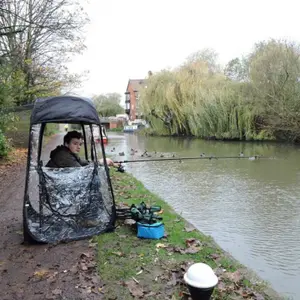 Personal Pop-up Weather Shelter Pod / Spectator Tent / Fishing Shelter - Red XL