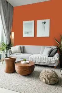 Leyland Trade Vinyl Soft Sheen Walls & Ceilings Emulsion Paint Red Orange (RAL 2001) - 5L